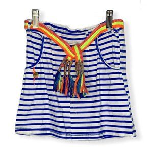 Mim Pi Striped Tassel Skirt